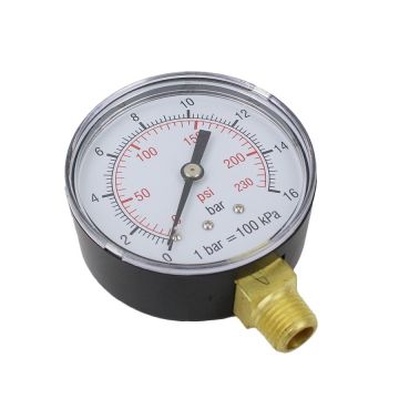 Manometer voor compressor Airpress met 1/4" aansluiting