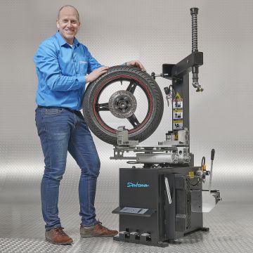 Banden demonteer apparaat voor motorfietsen t/m 26"