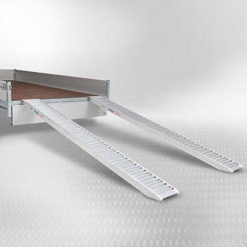 Aluminium oprijplaat auto - 300 cm - 2.4 ton (2 stuks)